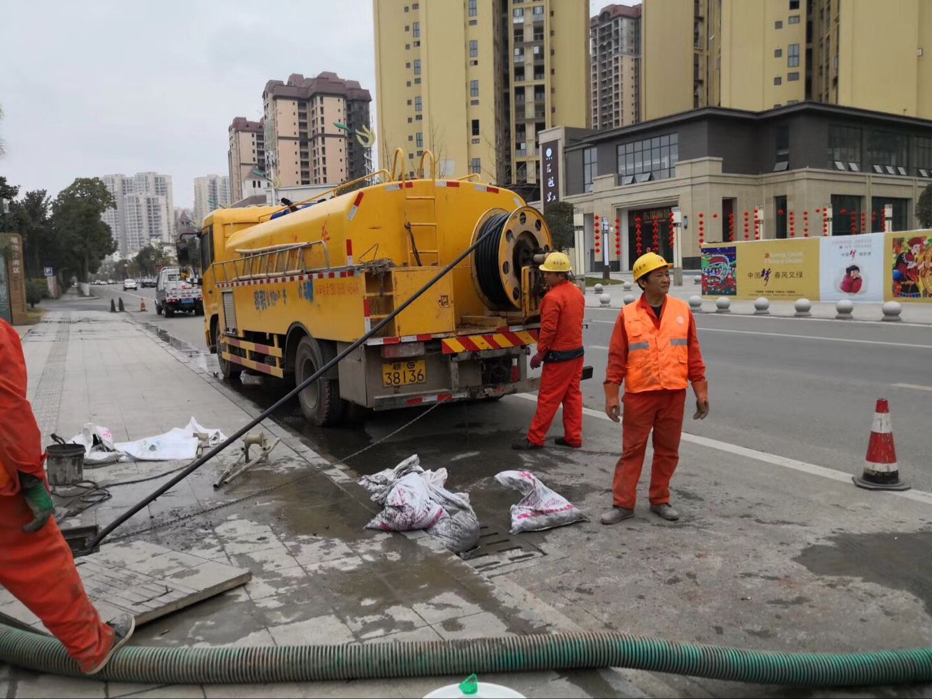 市南排污管道清淤-管道清洗